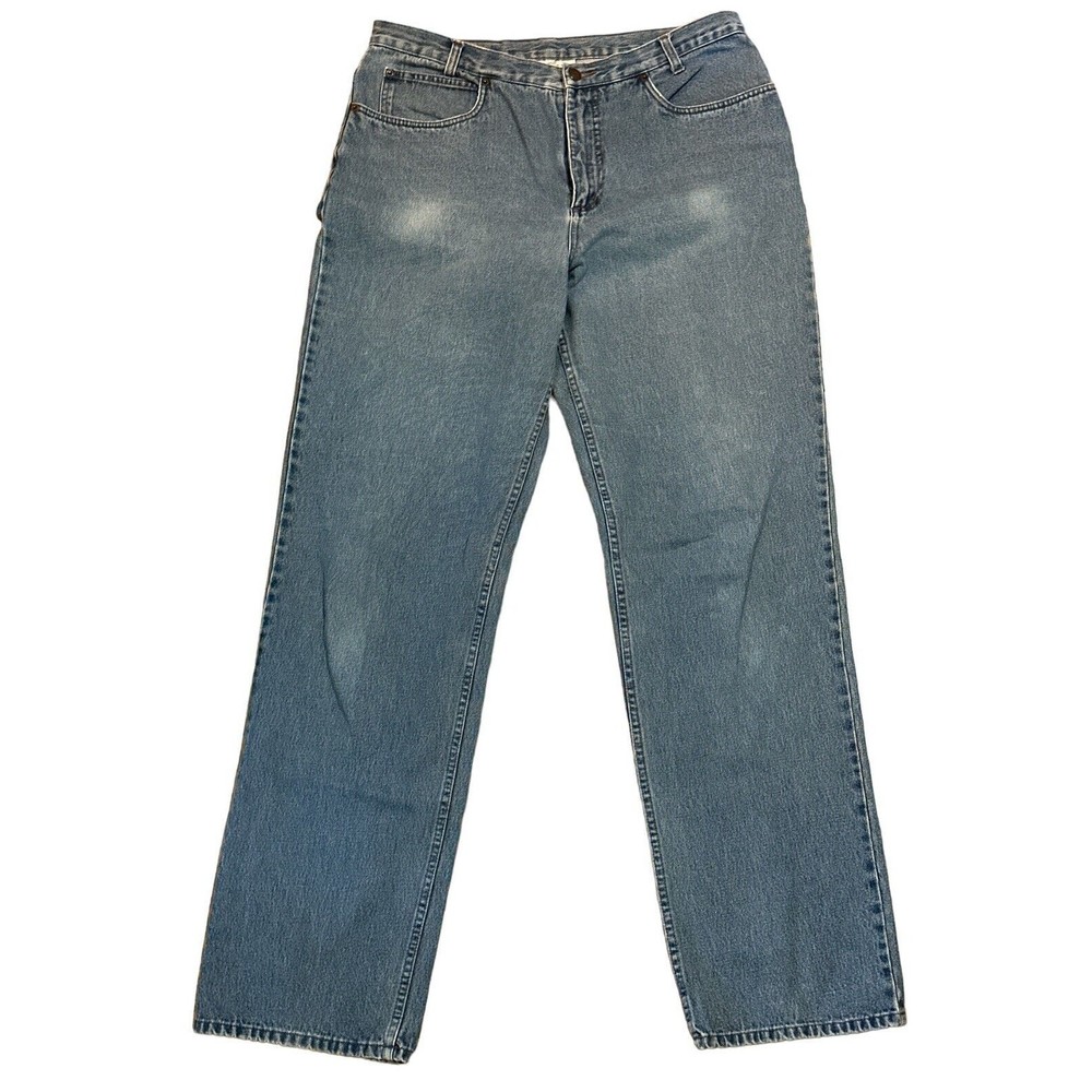 Pendleton Women's Minimally Distressed Denim Blue Jeans Sz 16 Tall